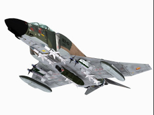 mcdonnell douglas f-4 c phantom ii 3Dモデル