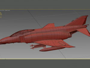 mcdonnell douglas f-4 c phantom ii 3D Model