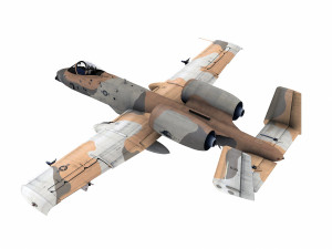 fairchild republic a-10 thunderbolt ii 3D Model