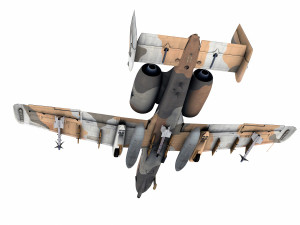 fairchild republic a-10 thunderbolt ii Modèle 3D