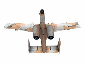 fairchild republic a-10 thunderbolt ii Modèle 3D