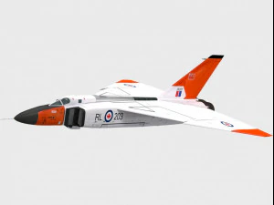 avro canada cf-105 arrow 3D Model
