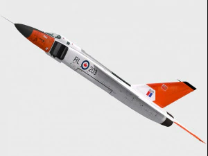 avro canada cf-105 arrow 3D Model