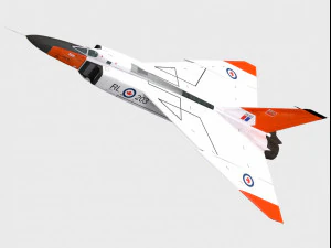 avro canada cf-105 arrow 3D Model