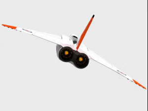 avro canada cf-105 arrow 3D Model