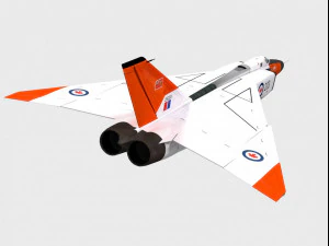 avro canada cf-105 arrow 3D Model