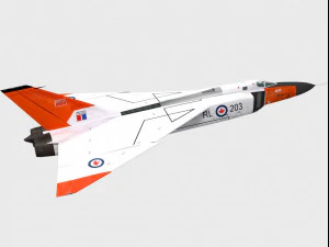 avro canada cf-105 arrow 3D Model