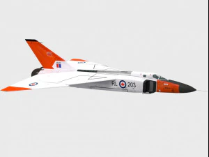 avro canada cf-105 arrow 3D Model