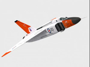 avro canada cf-105 arrow 3D Model