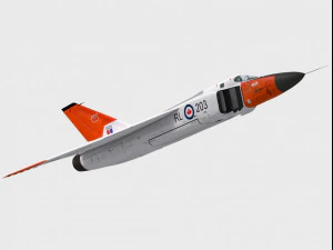 avro canada cf-105 arrow 3D Model