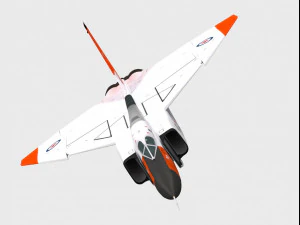 avro canada cf-105 arrow 3D Model