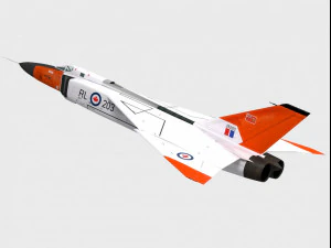 avro canada cf-105 arrow 3D Model
