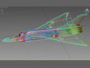 avro canada cf-105 arrow 3D Model
