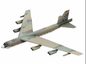 boeing b-52 stratofortress 3D मॉडल
