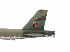 boeing b-52 stratofortress 3D मॉडल