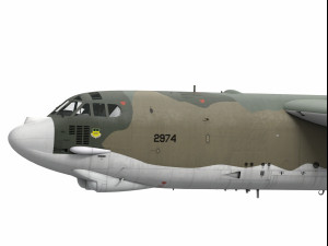 boeing b-52 stratofortress 3D मॉडल