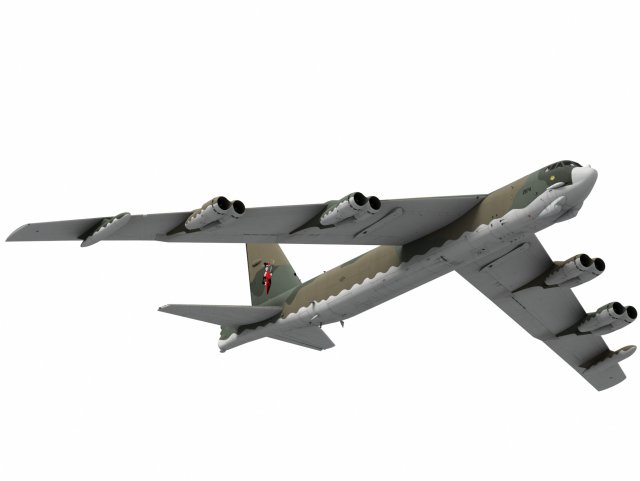 Download boeing b-52 stratofortress 3D Model