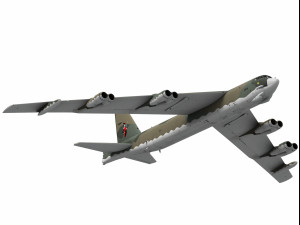 boeing b-52 stratofortress 3D मॉडल