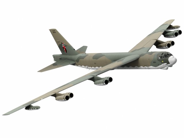 Download boeing b-52 stratofortress 3D Model