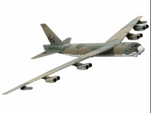 boeing b-52 stratofortress 3D मॉडल