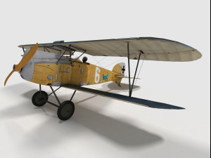 albatros diii 3D Model