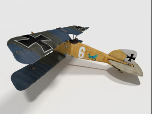 albatros diii 3D Model