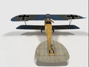 albatros diii Modello 3D
