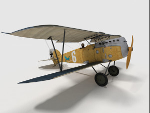 albatros diii 3D Model