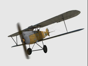 albatros diii Modello 3D