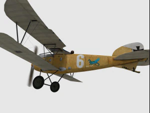 albatros diii Modello 3D