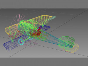albatros diii 3D Model
