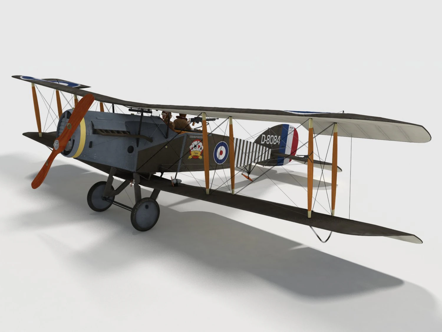 bristol f2b blade 3D Model .c4d .max .obj .3ds .fbx .stl .blend