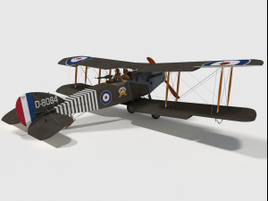 bristol f2b blade Modello 3D
