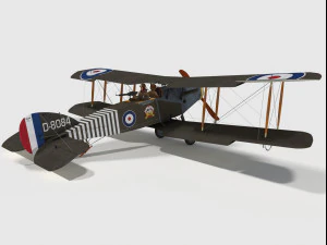 bristol f2b blade 3D Model