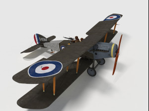 bristol f2b blade Modello 3D