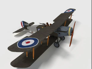 bristol f2b blade 3D Model