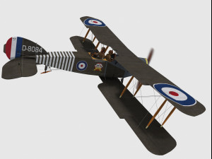 bristol f2b blade Modello 3D