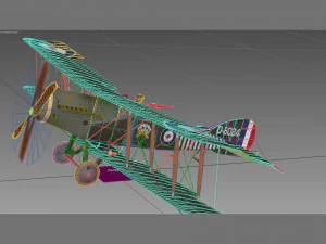 bristol f2b blade 3D Model