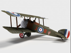 sopwith camel Modelo 3D