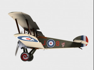 sopwith camel Modelo 3D