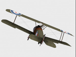 sopwith camel Modelo 3D