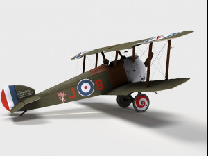sopwith camel Modelo 3D