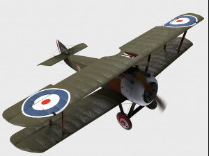 sopwith camel Modelo 3D