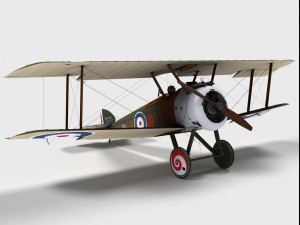 sopwith camel Modelo 3D