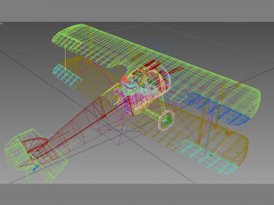 sopwith camel Modelo 3D