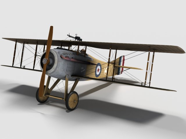 spad vii 3D 모델 .c4d .max .obj .3ds .fbx .stl .blend 