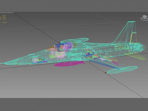 Northrop SRF-5 Modèle 3D