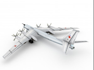tupolev tu-95 bear 3D मॉडल