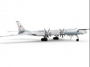 tupolev tu-95 bear 3D मॉडल