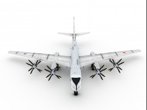 tupolev tu-95 bear 3D मॉडल